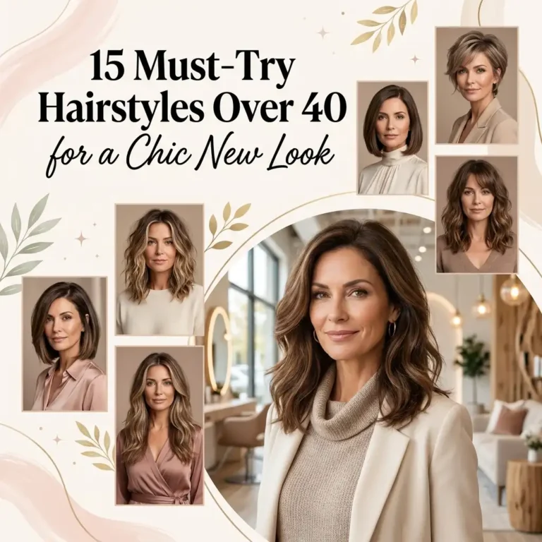 15 Must-Try Hairstyles Over 40 for a Chic New Look