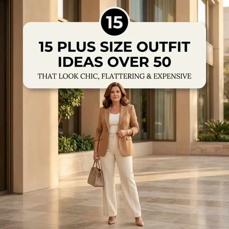 15 Plus Size Outfit Ideas Over 50 That Look Chic, Flattering & Expensive