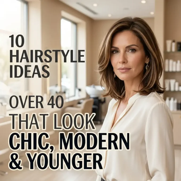 10 Hairstyle Ideas Over 40 That Look Chic, Modern & Younger