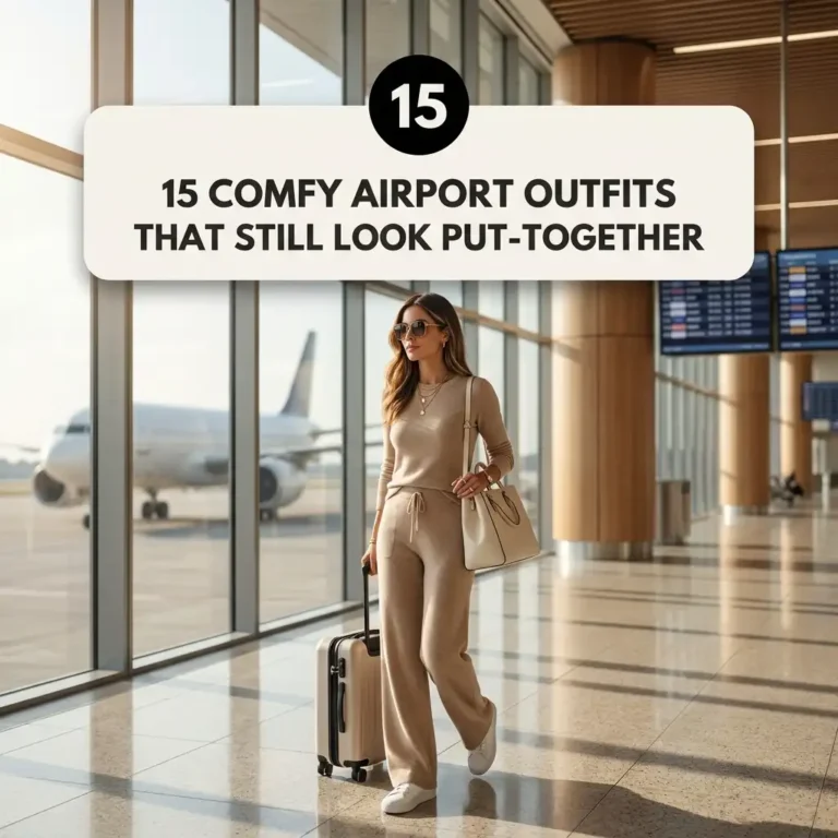15 Comfy Airport Outfits That Still Look Put-Together