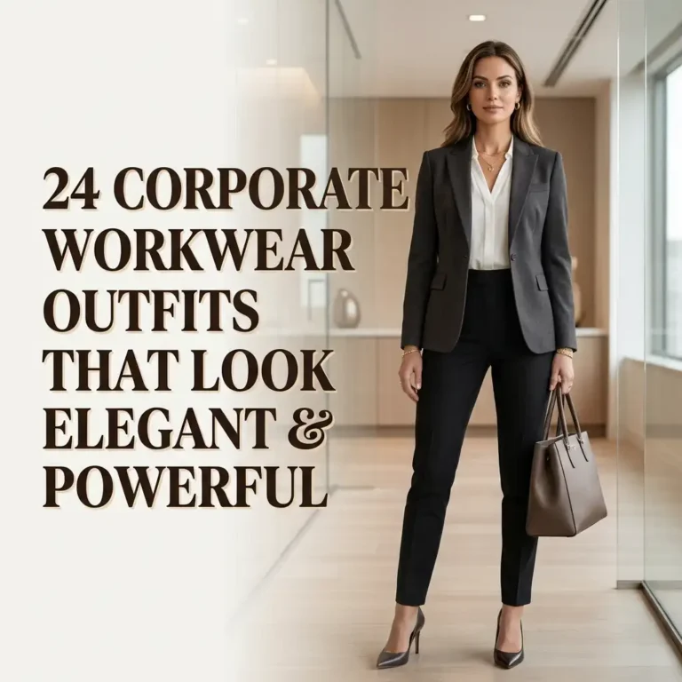 24 Corporate Workwear Outfits That Look Elegant & Powerful