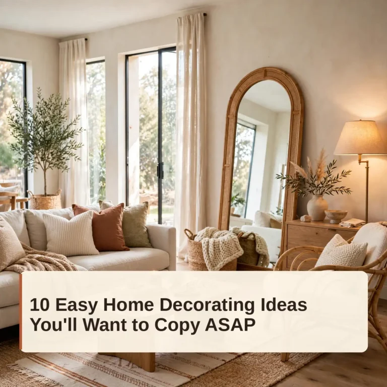 10 Easy Home Decorating Ideas You’ll Want to Copy ASAP