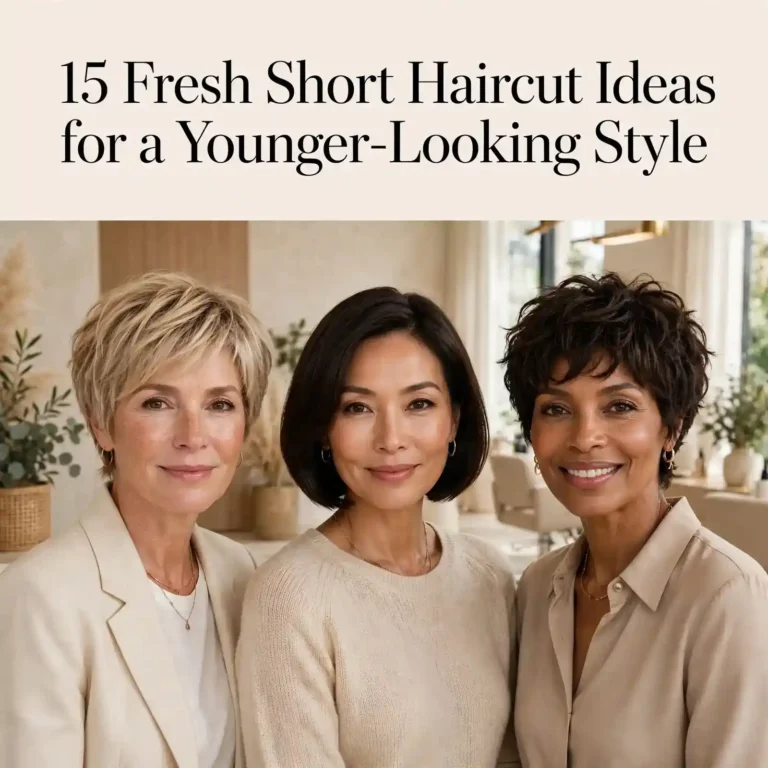 15 Fresh Short Haircut Ideas Over 40 for a Younger-Looking Style