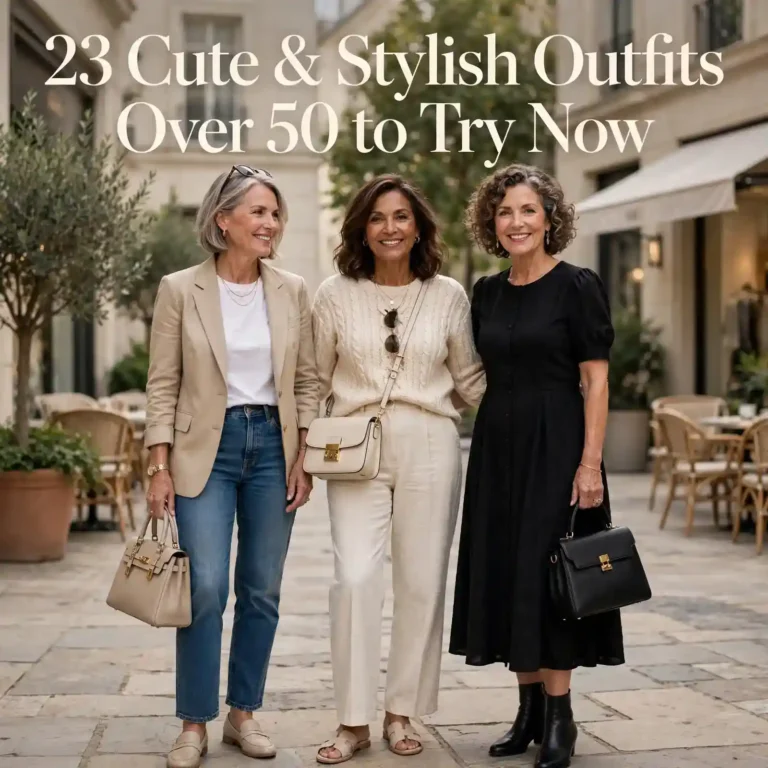 23 Cute & Stylish Outfits Over 50 to Try Now
