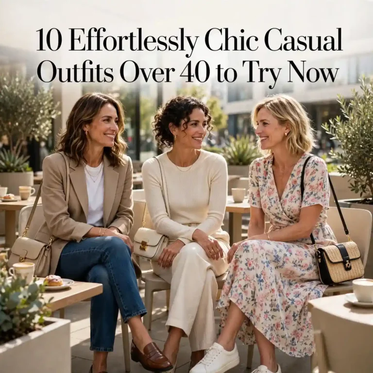 10 Effortlessly Chic Casual Outfits Over 40 to Try Now